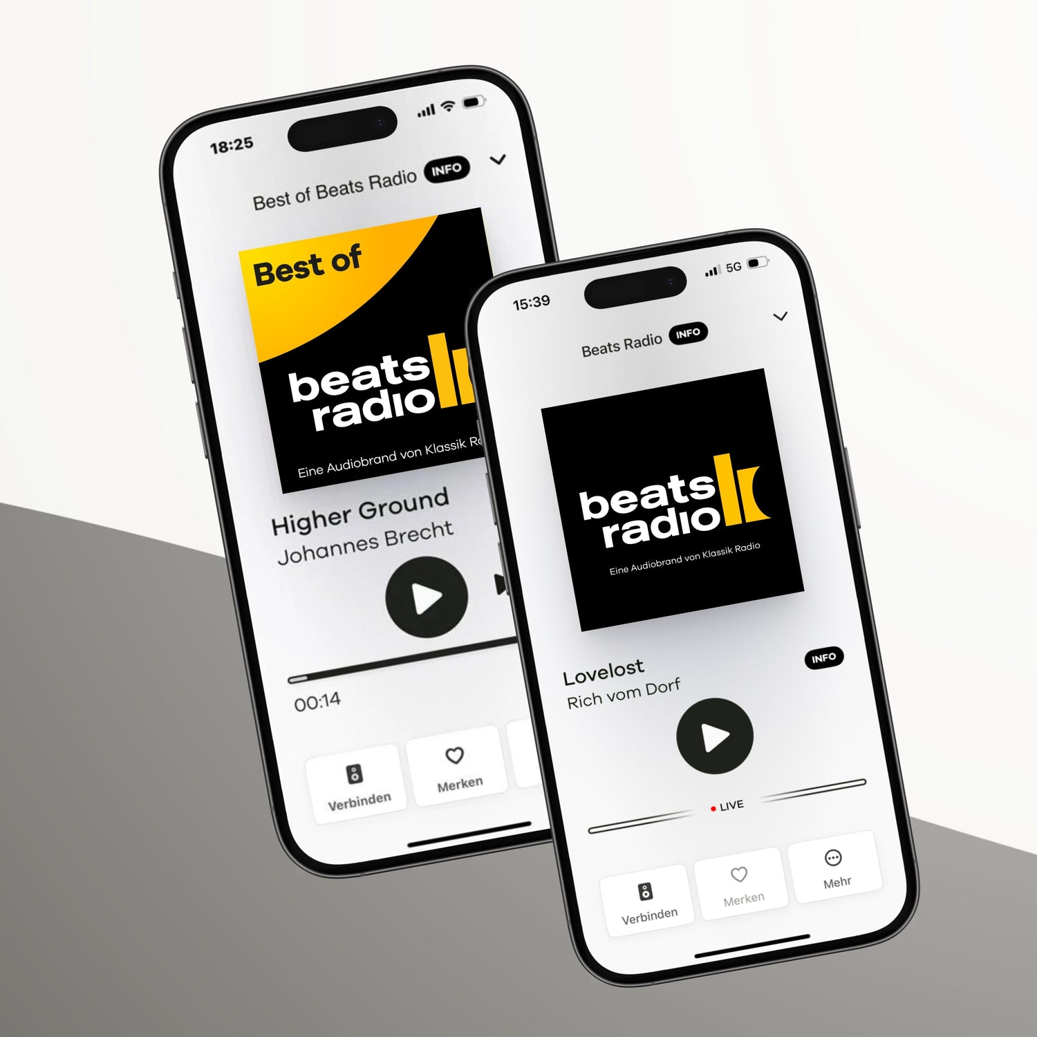 Beats Radio ohne Werbung, bei Klassik Radio Select
