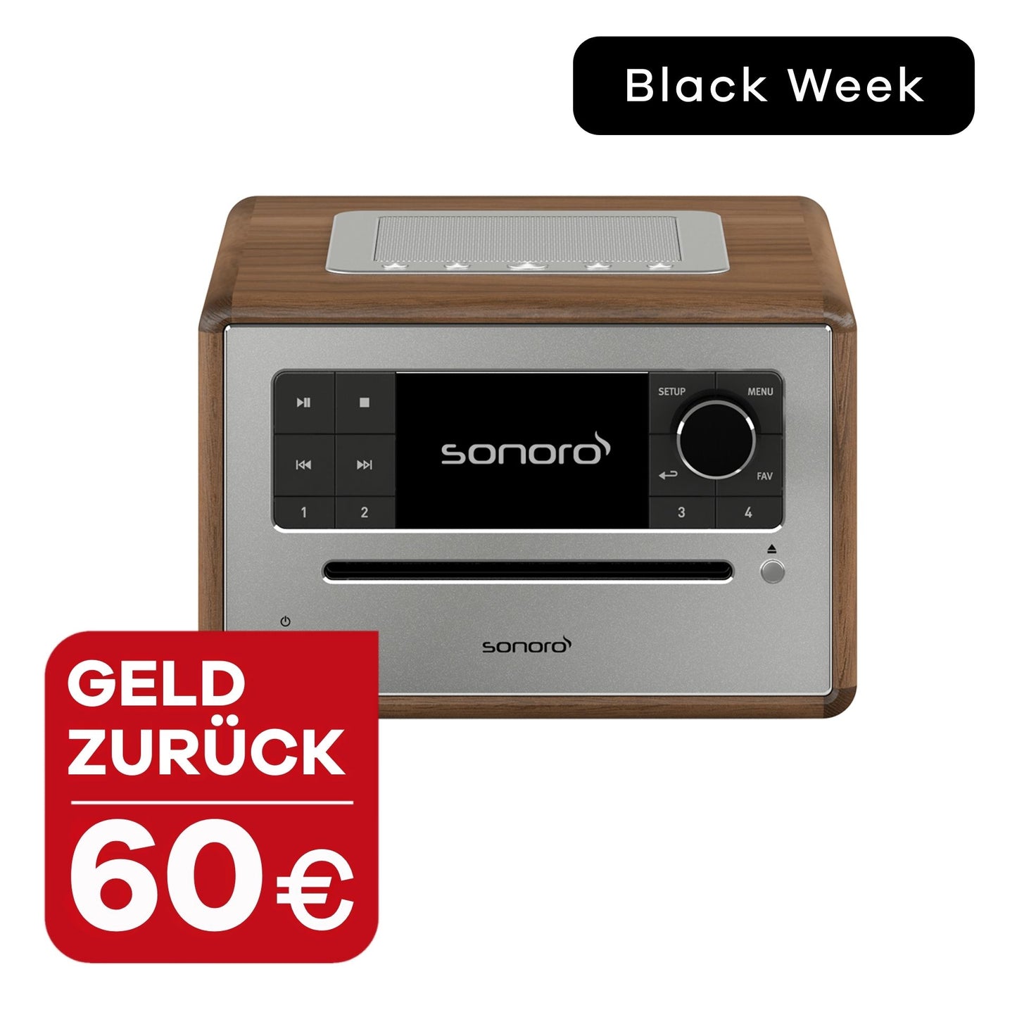 sonoro ELITE in Anthrazit-Silber mit 60 € Geld zurück