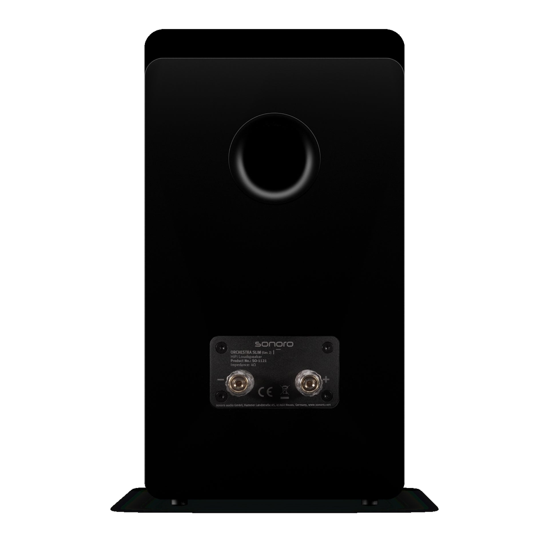 sonoro ORCHESTRA SLIM Gen 2, schwarz, Rückseite