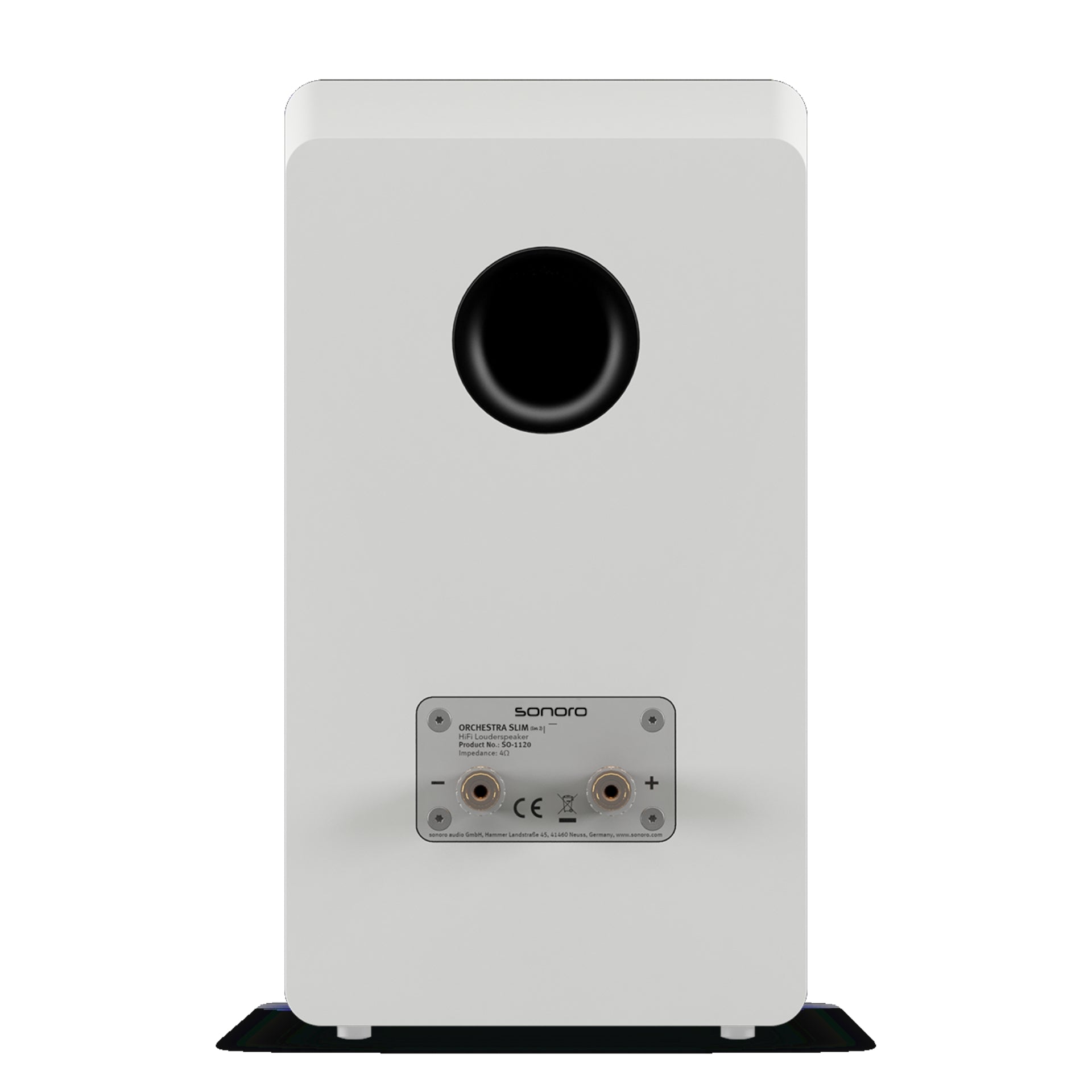 sonoro ORCHESTRA SLIM Gen 2 weiß, Rückseite