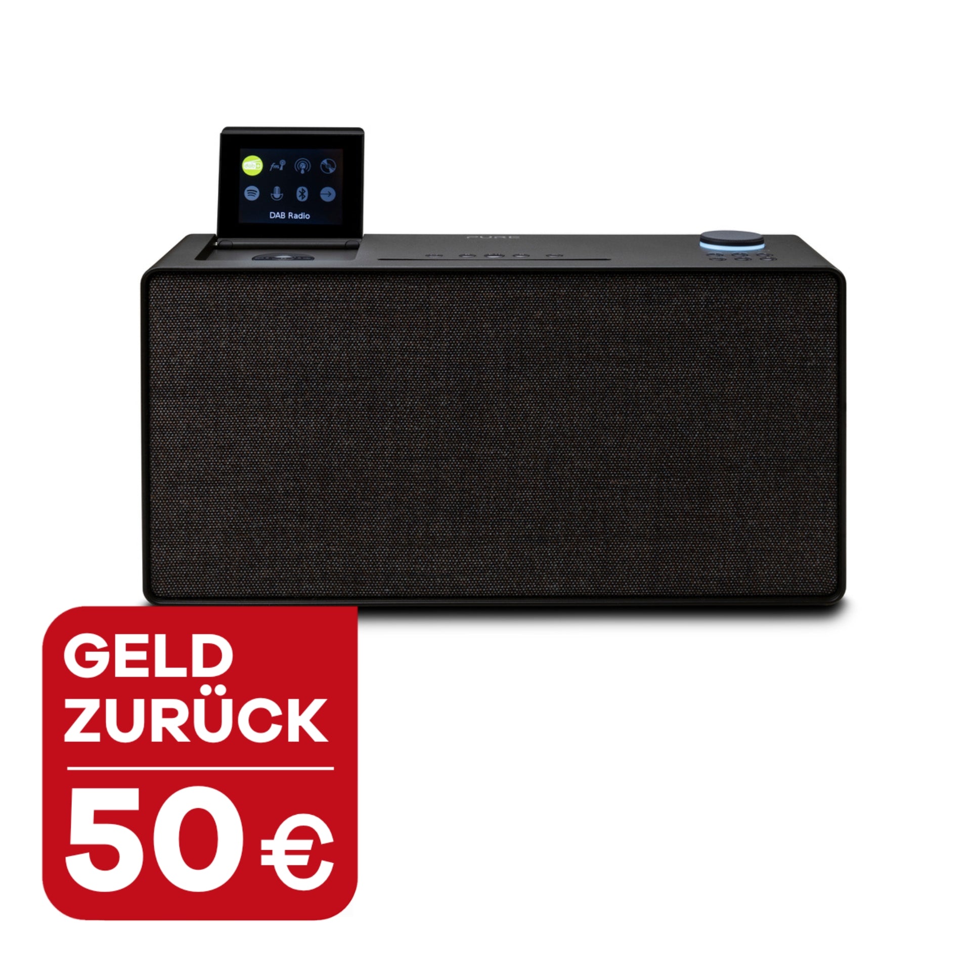 Pure Home, schwarz, Ansicht und 50€ Bonus beim Wechsel