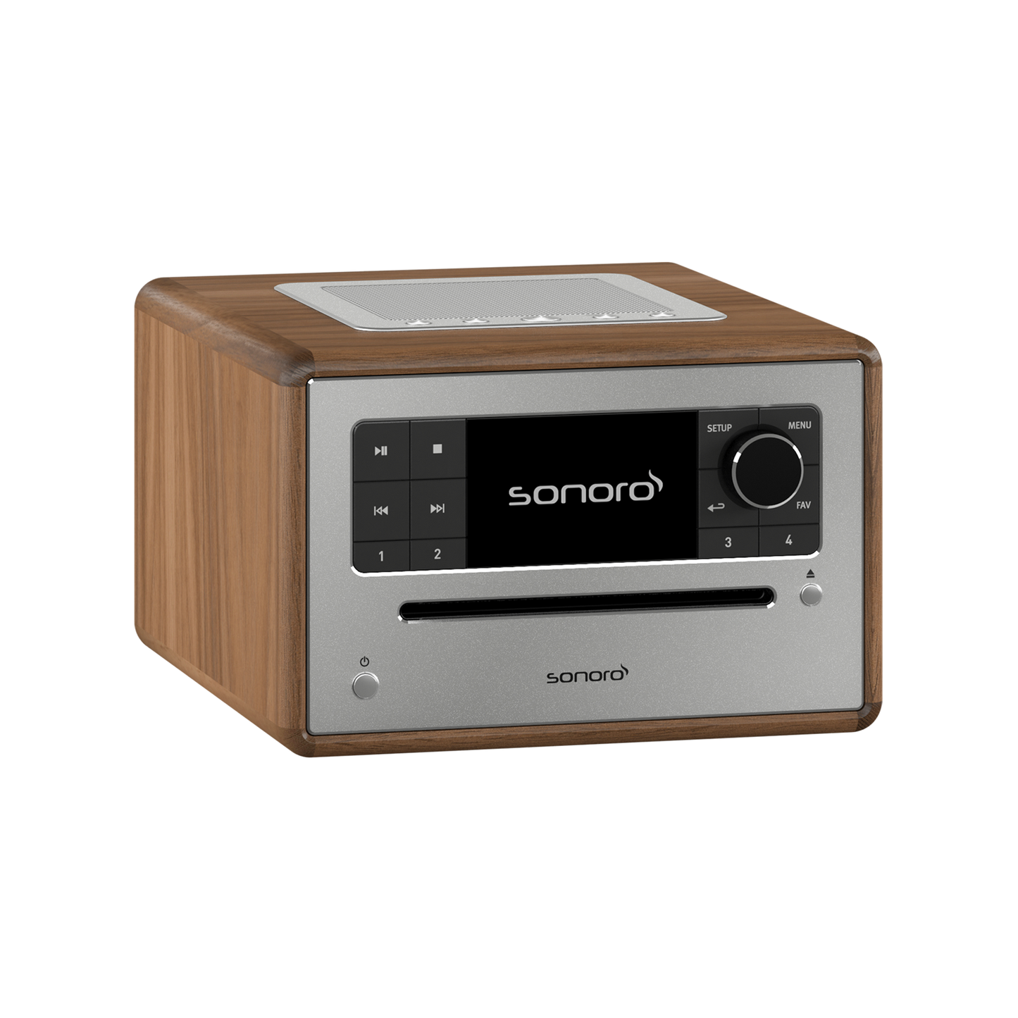 sonoro ELITE walnuss-silber Vorderseite links
