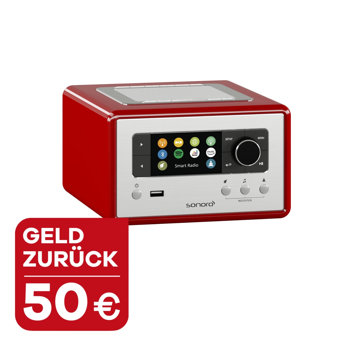 sonoro RELAX, rot, mit 50 Euro Wechselbonus