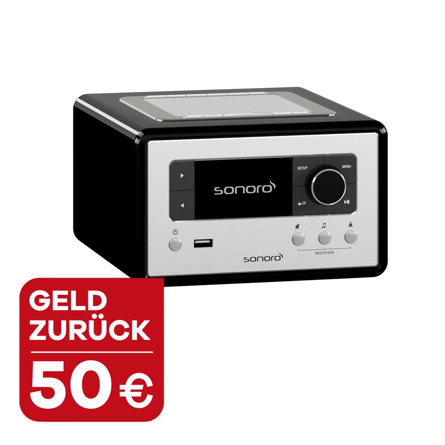 sonoro RELAX, schwarz-silber, mit 50 Euro Wechselbonus