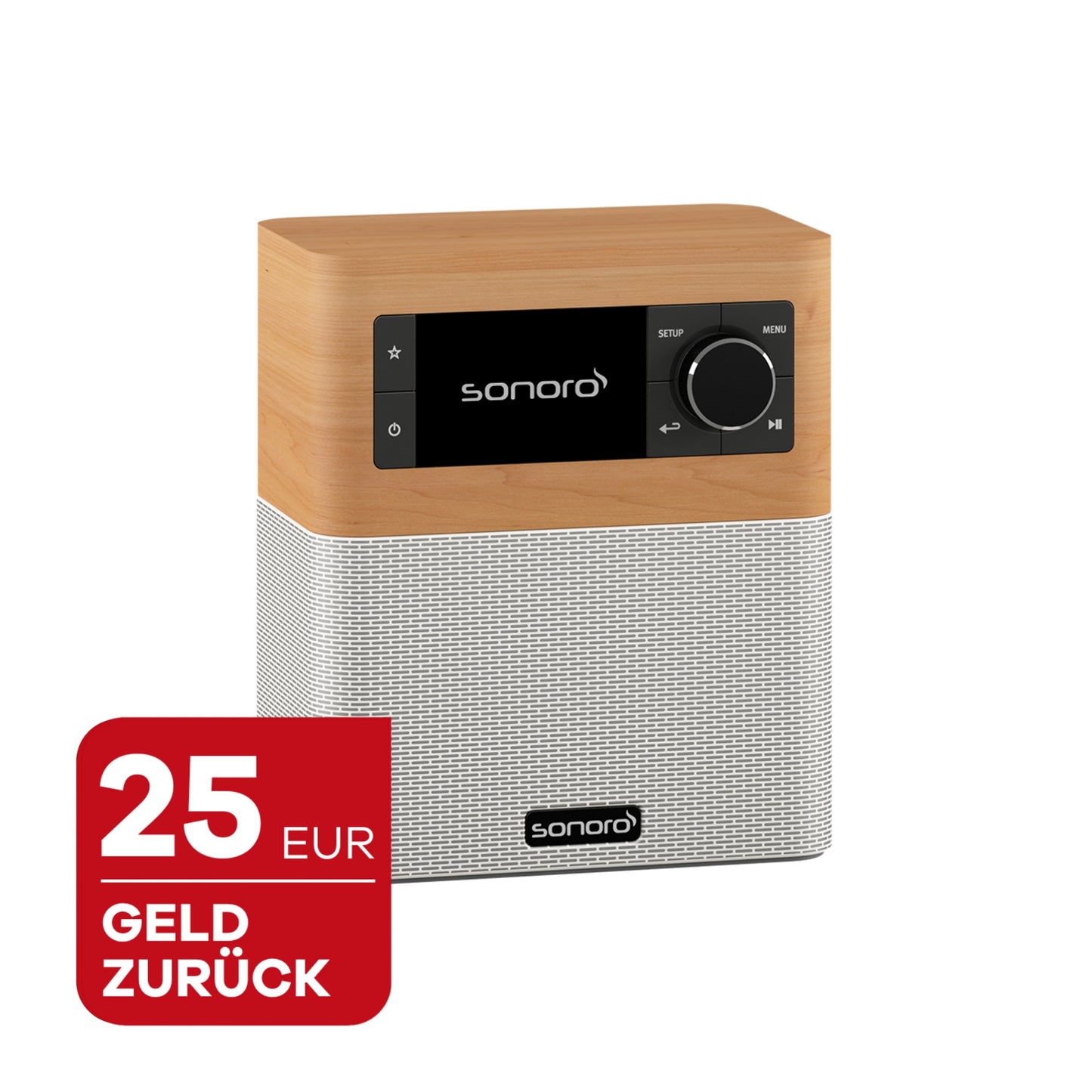 sonoro STREAM, ahorn-weiss, mit 25 Euro Wechselbonus