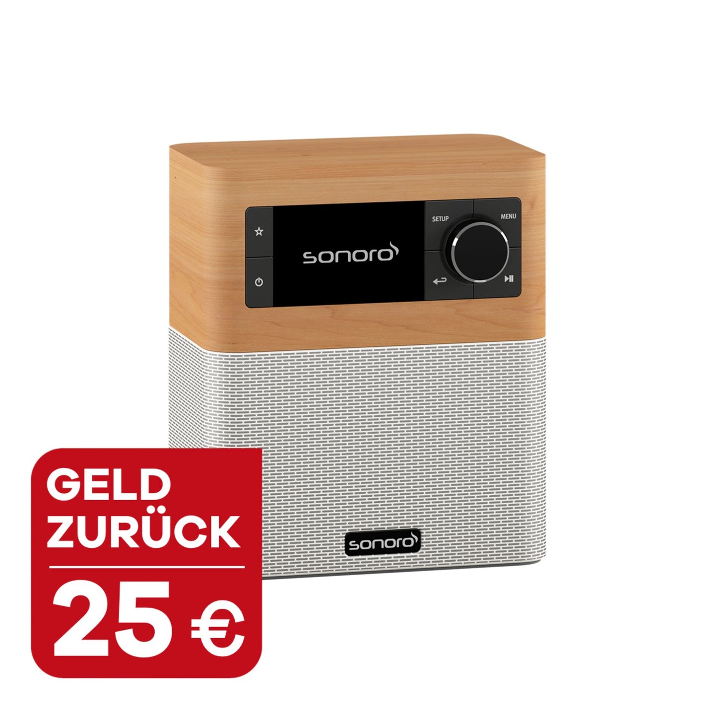 sonoro STREAM, ahorn-weiss, mit 25 Euro Wechselbonus