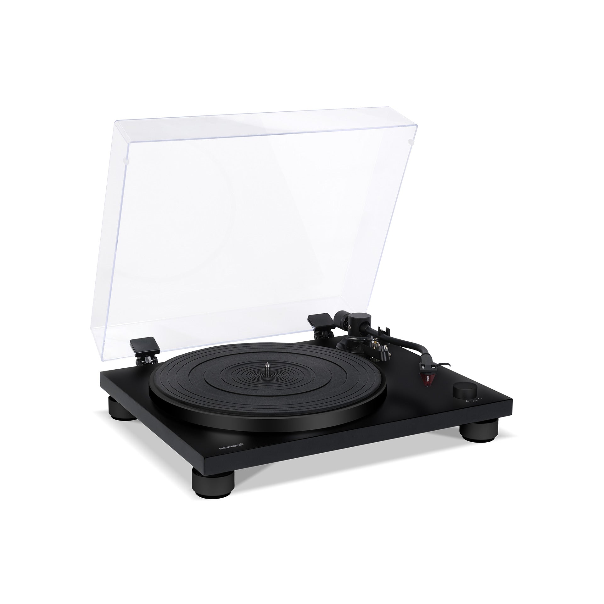 sonoro PLATINUM, Schallplattenspieler, schwarz-silber