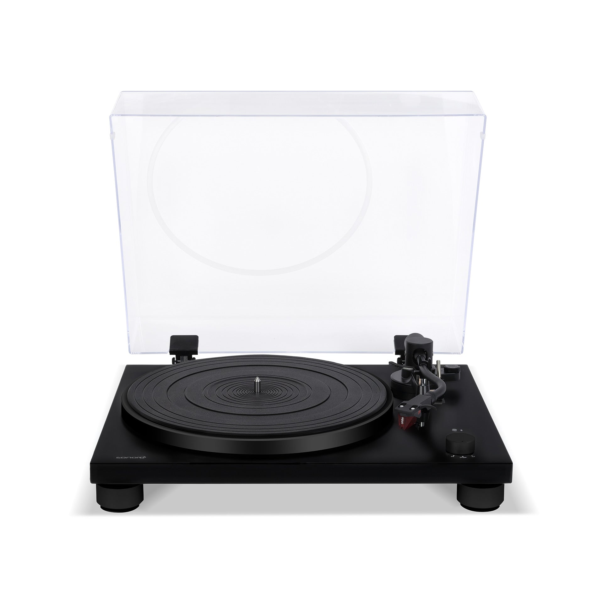 sonoro PLATINUM, Schallplattenspieler, schwarz-silber