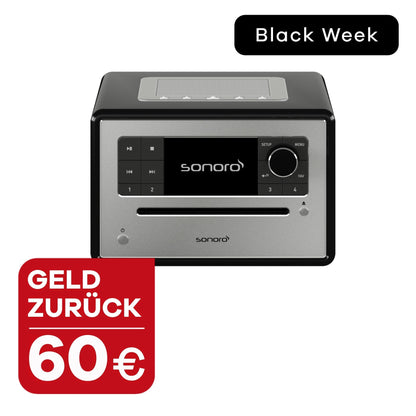 sonoro ELITE in Schwarz-Silber mit 60 € Geld zurück