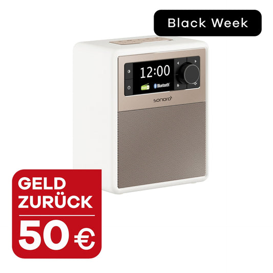 DAB+ Radio sonoro EASY in weiß-rosé mit 50 € Geld zurück