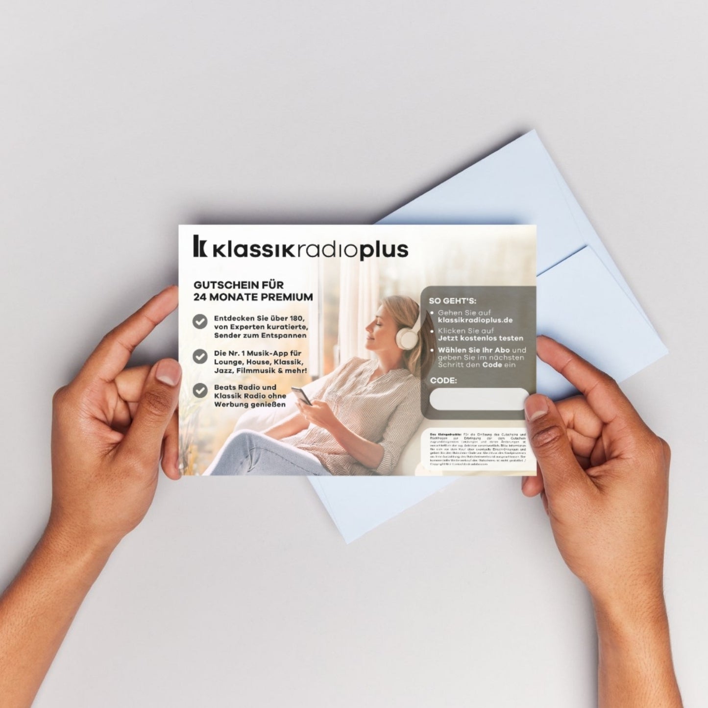 Klassik Radio Plus - Digital-Gutscheine für Premium
