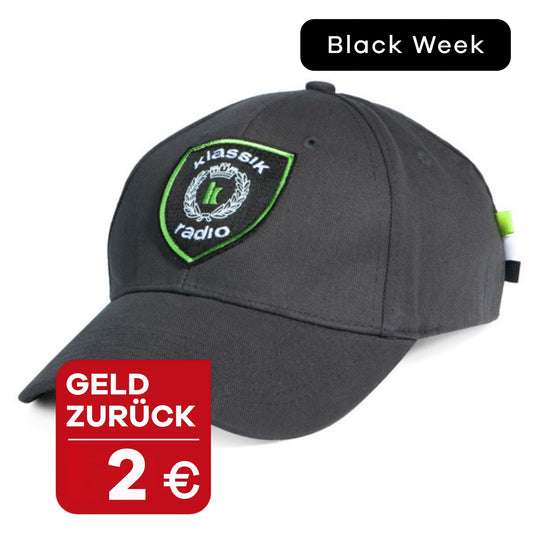 Klassik Radio Schildmütze mit 2 € Geld zurück