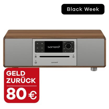 sonoro PRESTIGE in Walnuss-Silber mit 80€ Geld zurück