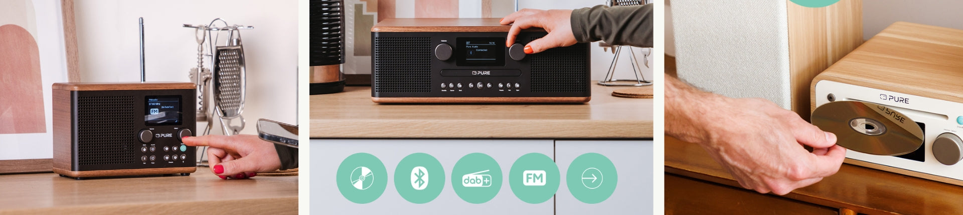 Pure Classic H4, C-D6 und Stero Mini