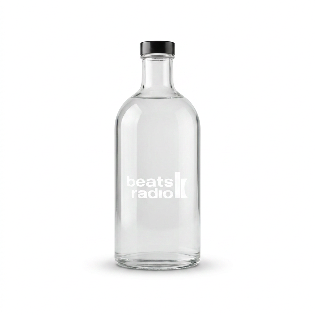 Klassik Radio Glasflasche Produktbild