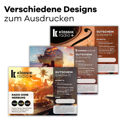 Beats Radio ohne Werbung - Gutschein für 12 Monate