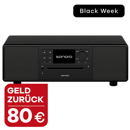 sonoro PRESTIGE in Schwarz mit 80€ Geld zurück