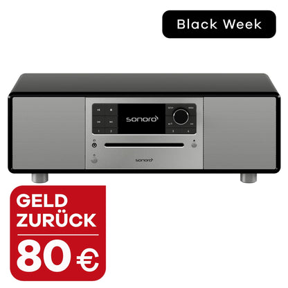 sonoro PRESTIGE in Schwarz-Silber mit 80€ Geld zurück