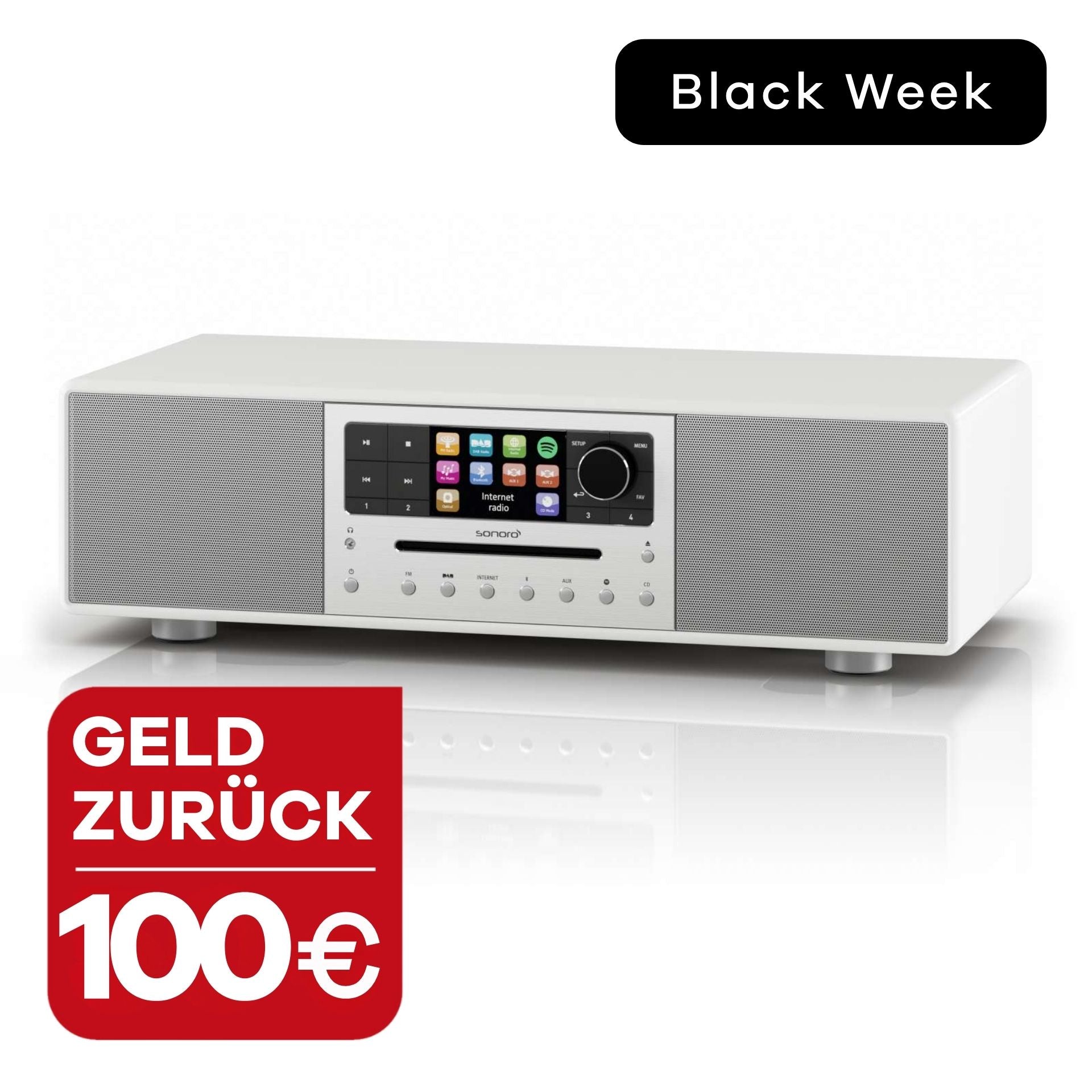 sonoro MEISTERSTÜCK in Weiß mit 100 € Geld zurück