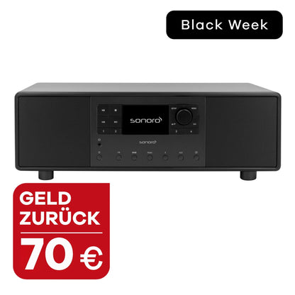 sonoro PRIMUS in Schwarz mit 70 € Geld zurück