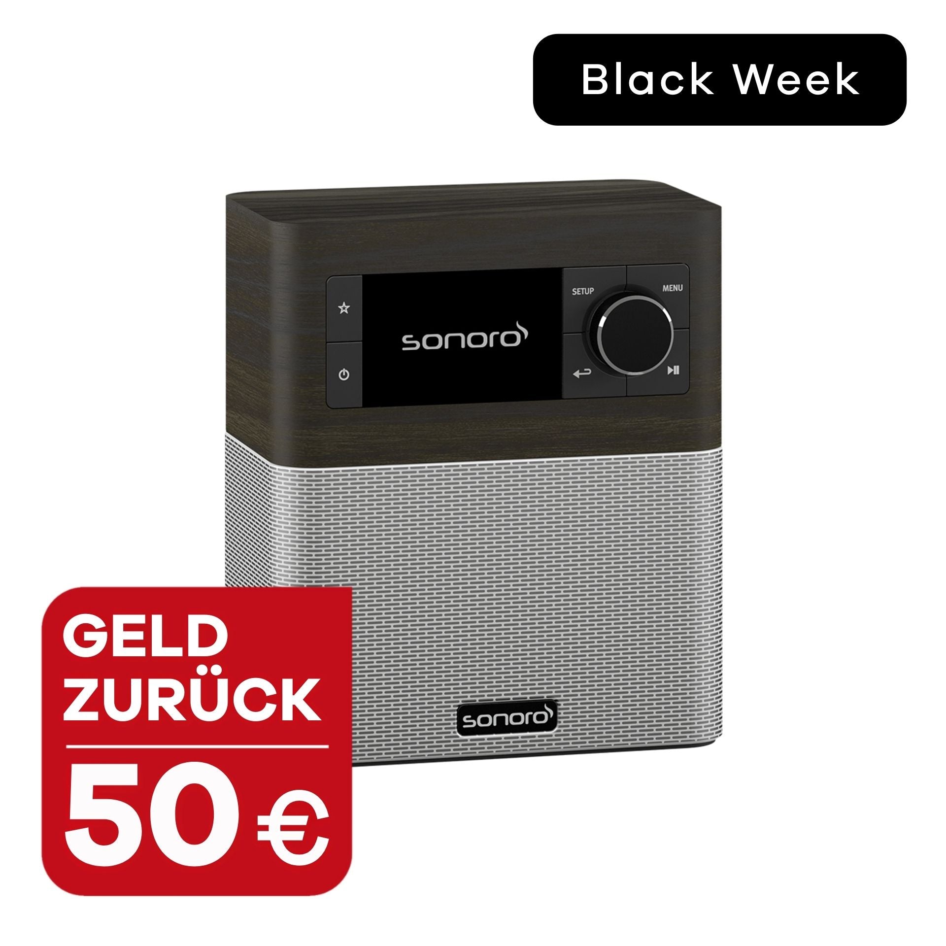 sonoro STREAM in Mooreiche-Silber mit 50 € Geld zurück