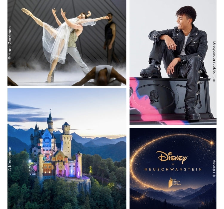 Ballett de Monte-Carlo, Schloss Neuschwanstein beleuchtet, Disney at Neuschanstein und Luis Philippson 