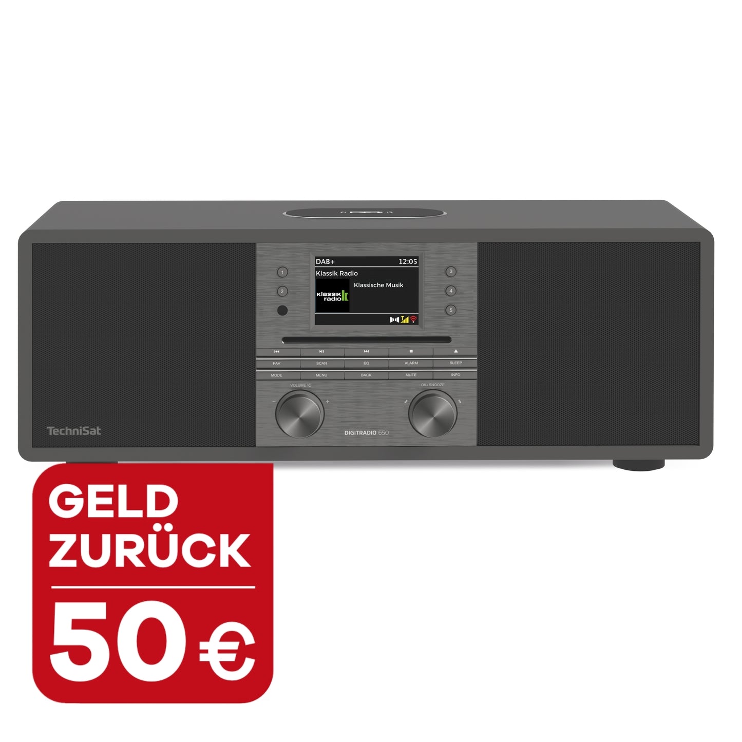 TechniSat DIGITRADIO 650 anthrazit mit 50 Euro Geld zurück