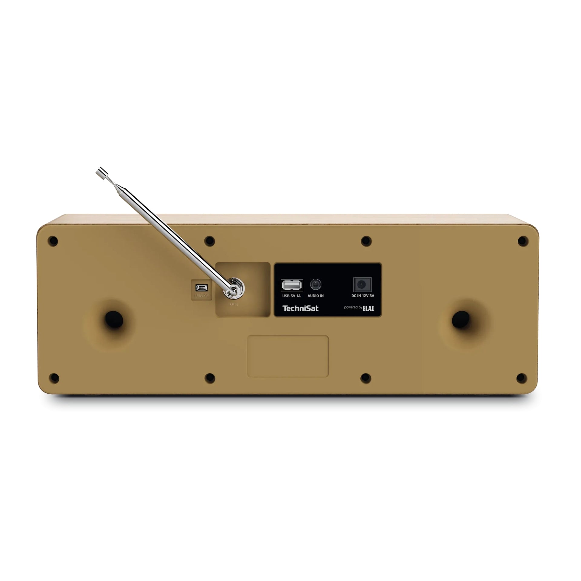 DIGITRADIO 3 ASA, Eiche, Rückseite