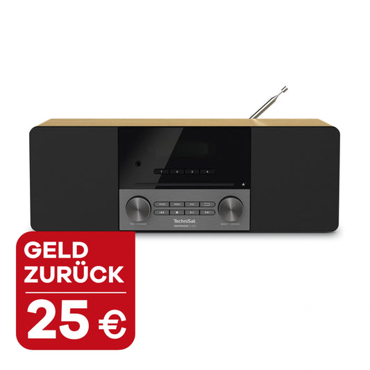 DIGITRADIO 3 ASA, Eiche, mit 25 € Geld zurück