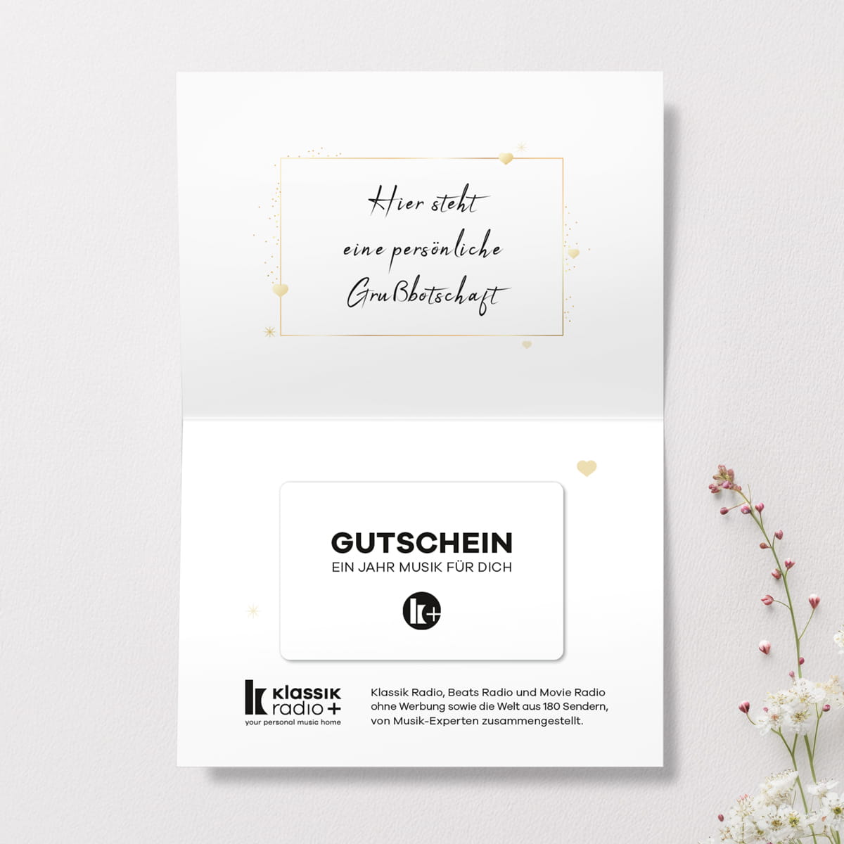 Klassik Radio Plus - Gutscheinkarten