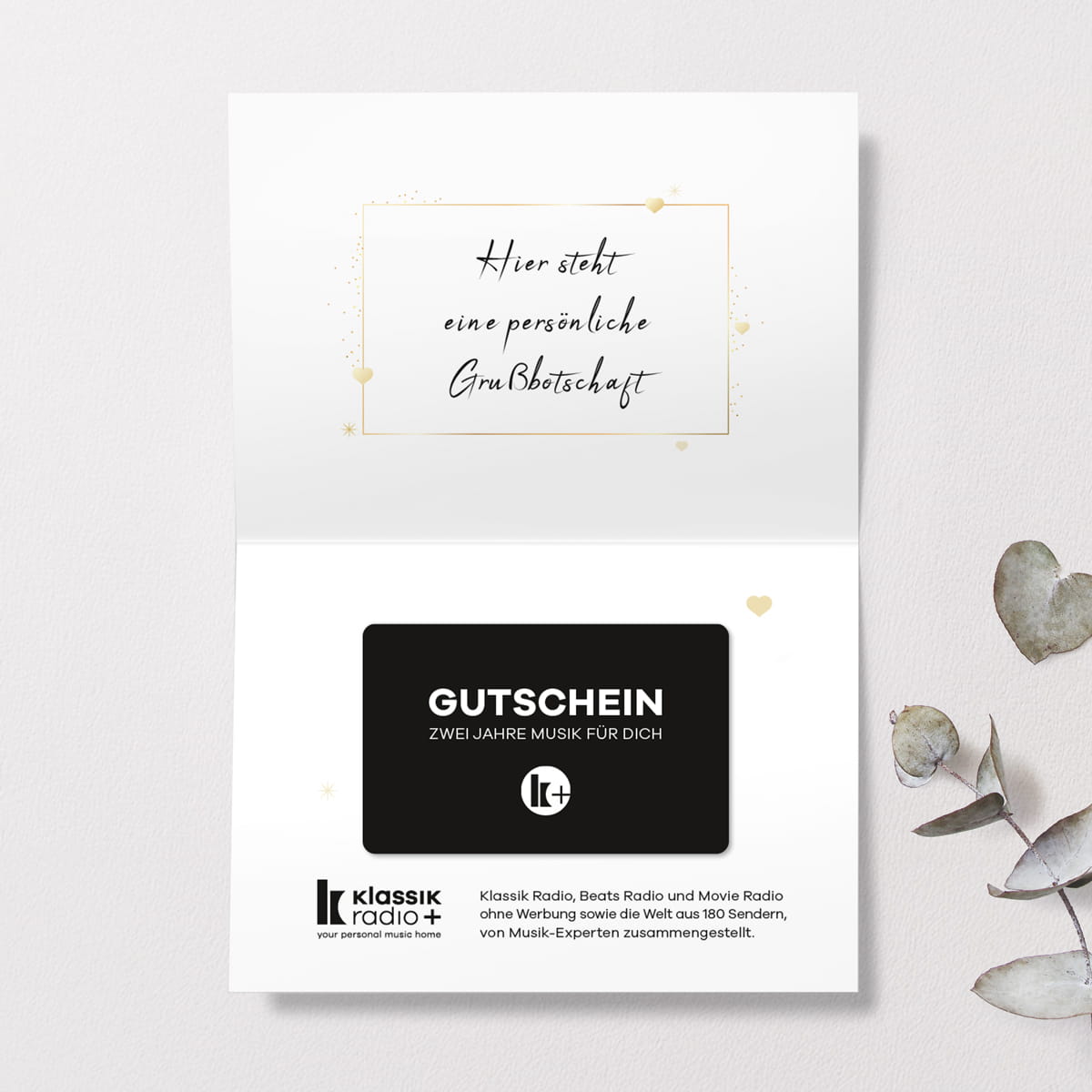 Klassik Radio Plus - Gutscheinkarten