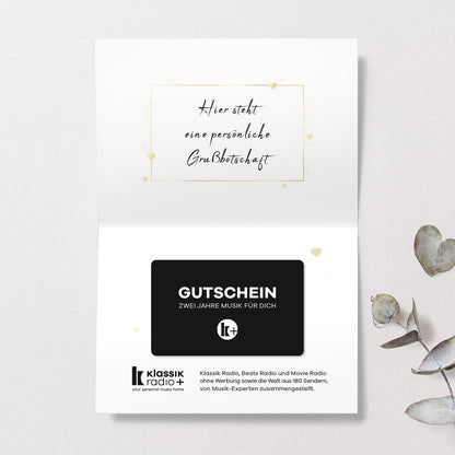 Klassik Radio Plus - Gutscheinkarten