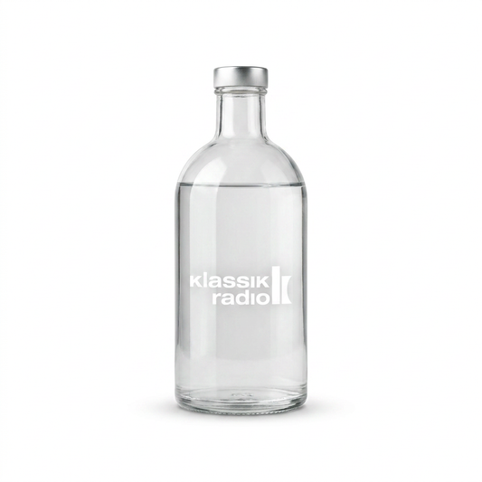 Klassik Radio Glasflasche Produktbild