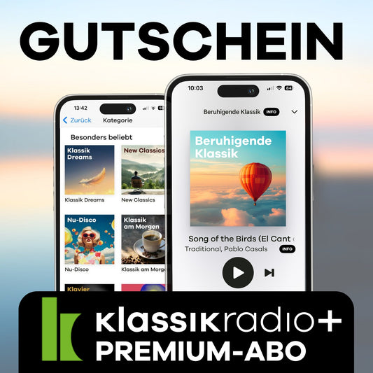 Klassik Radio Plus - Digital-Gutscheine für Premium