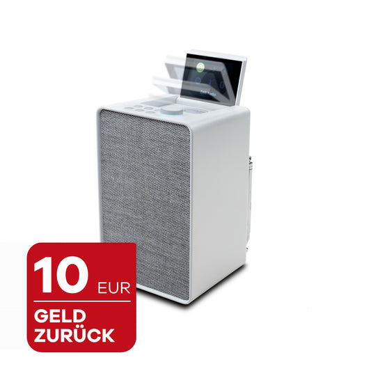 PURE Spot Darstellung, weiß, und dazu 10 Bonus erhalten