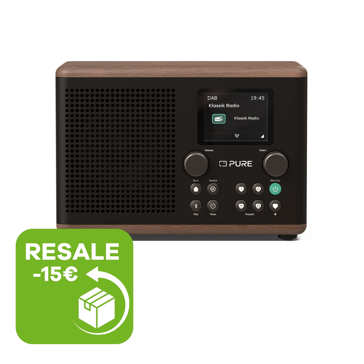 PURE Classic H4 Coffee Black, RESALE -15€