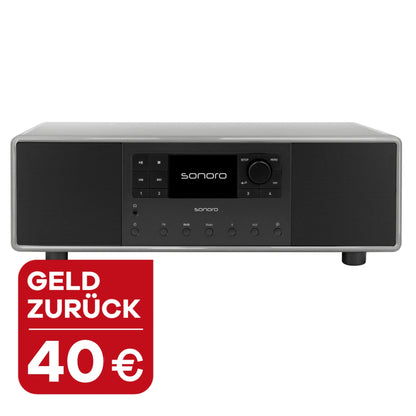 sonoro Primus, kreidegrau-schwarz, Störer: 40€ Geld zurück