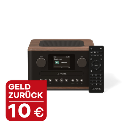 DAB+ Radio: PURE Classic C-D4 mit 10 € Geld zurück in Schwarz