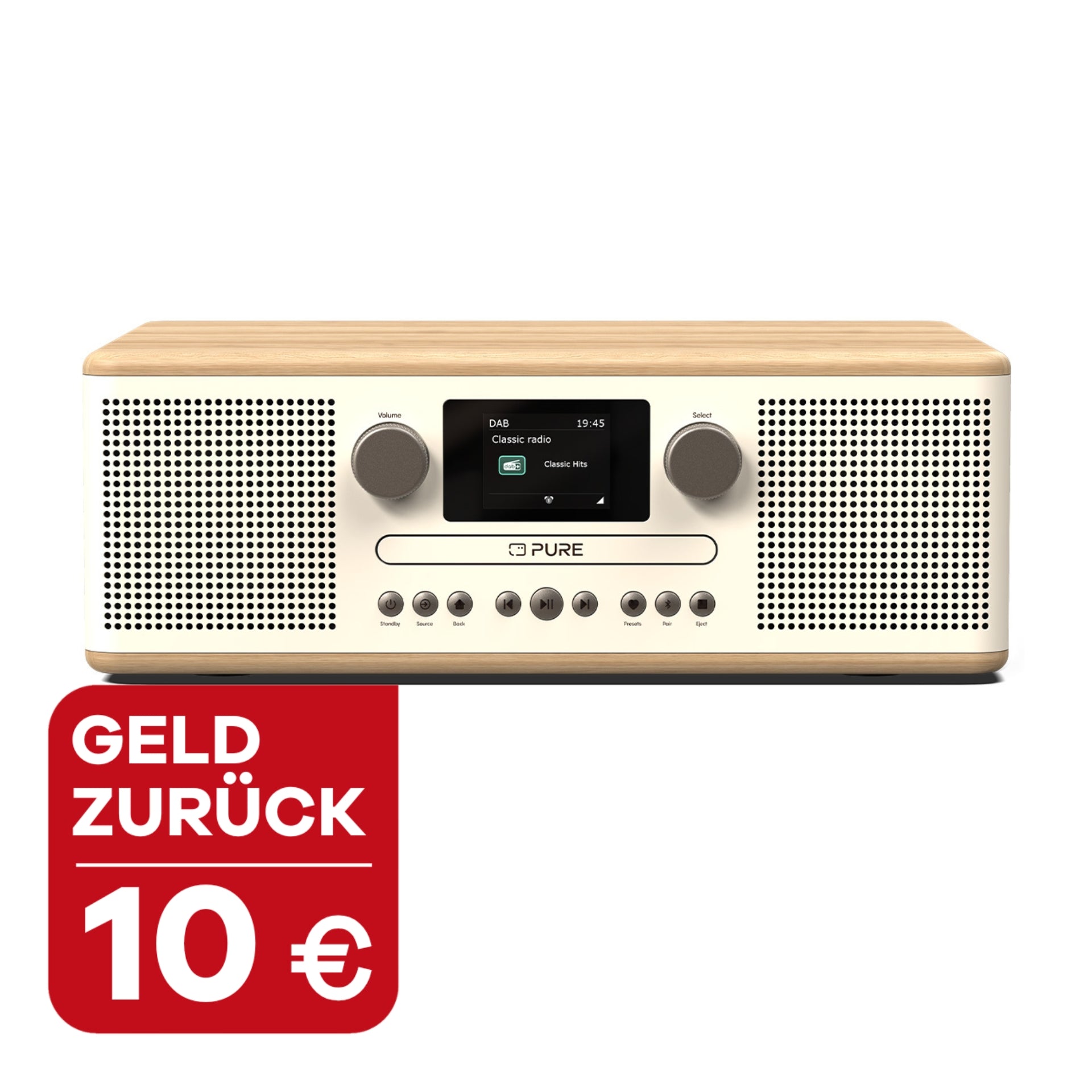 PURE Classic C-D6 Cotton White mit 10 EUro Geld zurück,
