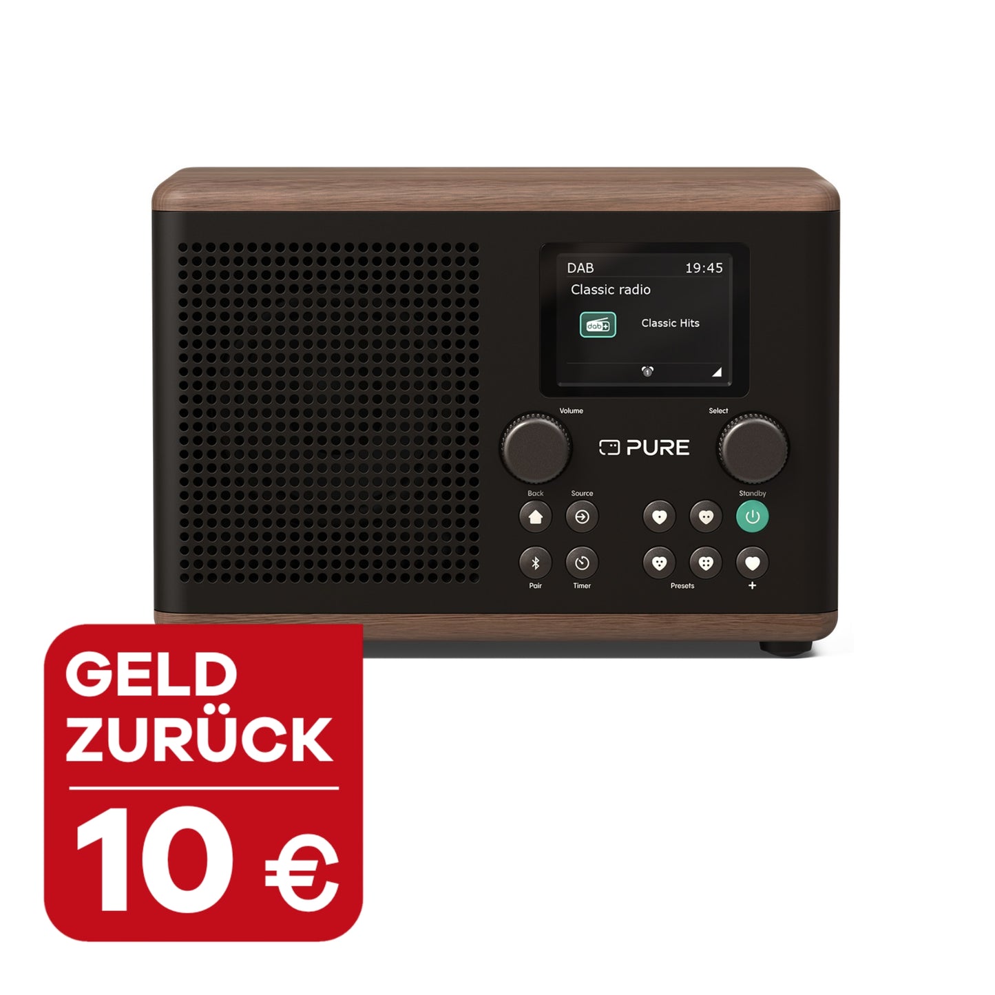 PURE Classic H4 in Coffee Black mit 10 Euro Geld zurück