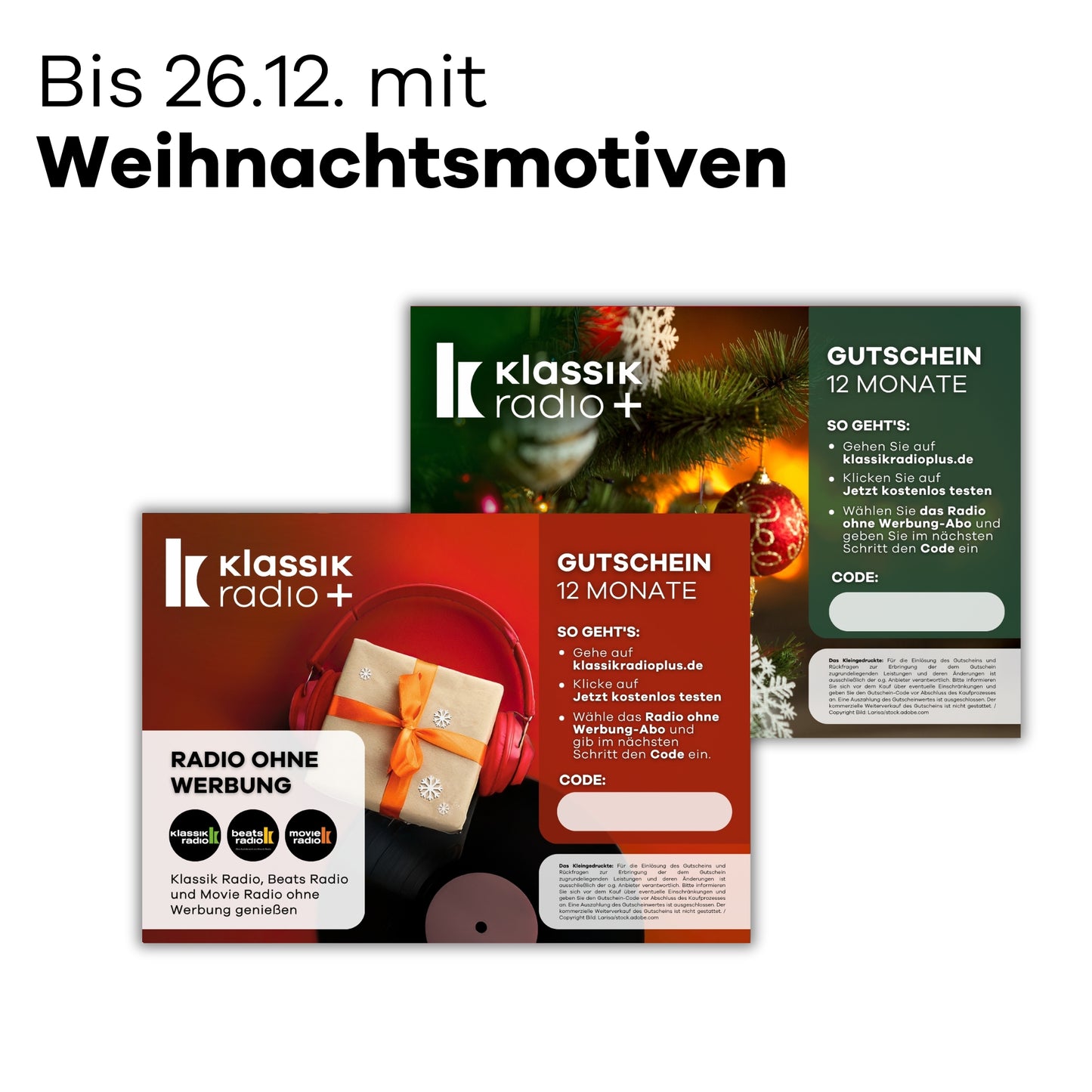 Beats Radio ohne Werbung - Gutschein für 12 Monate