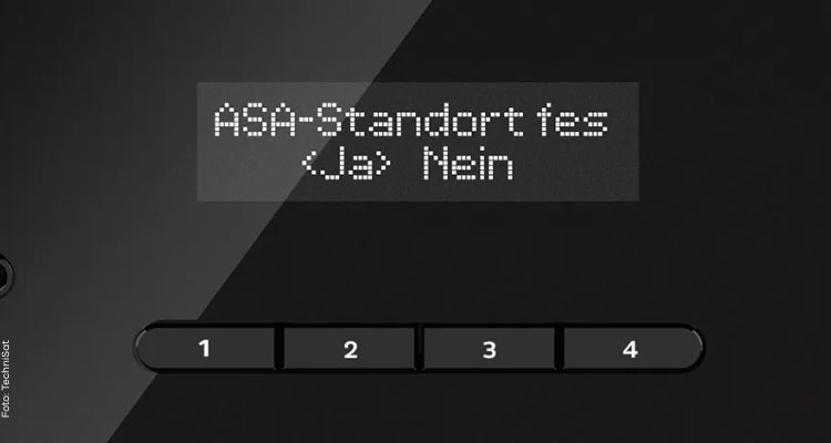 ASA Standoort festlegen - ja / nein