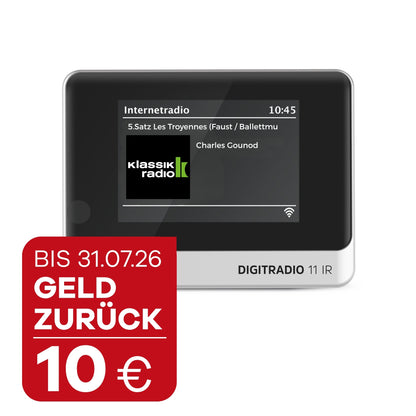 TechniSat DIGITRADIO 11 IR mit 10 Euro Geld zurück, bis 31.07.2026
