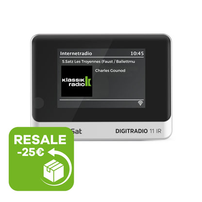 TechniSat 11 IR Radioadaper mit Hinweis auf Resale und -25 Euro