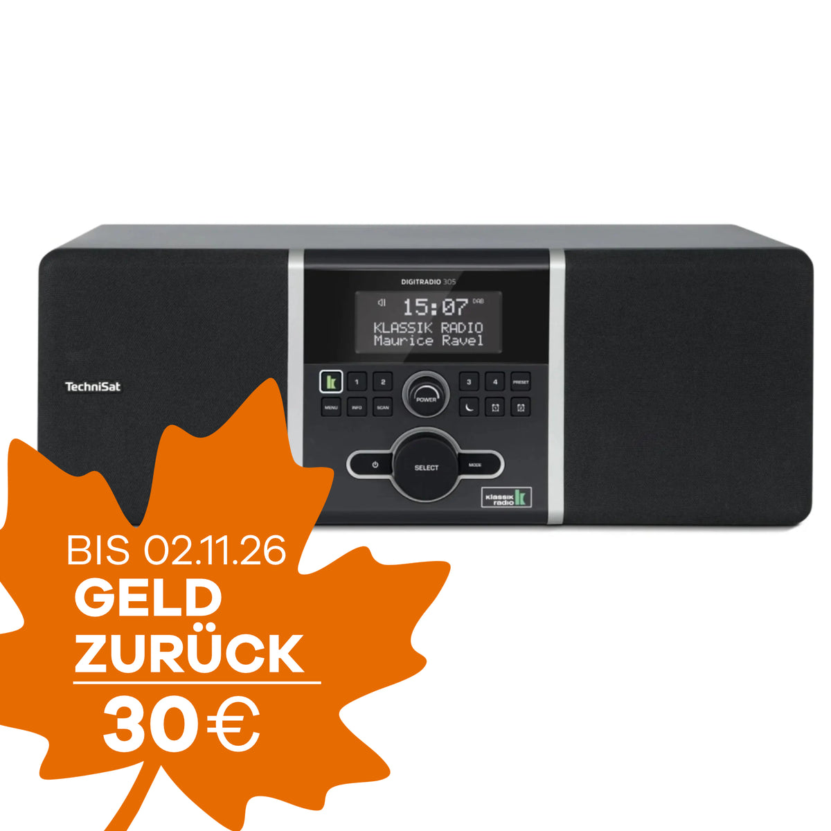TechniSat DIGITRADIO 305 Klassik Edition mit bis zu 50 € Geld zurück