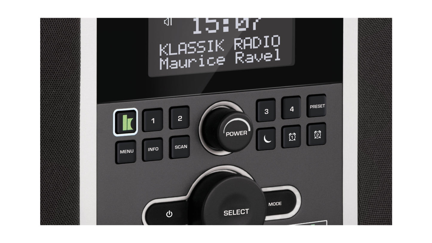 TechniSat DIGITRADIO 305 Klassik Edition, Zoom auf Display