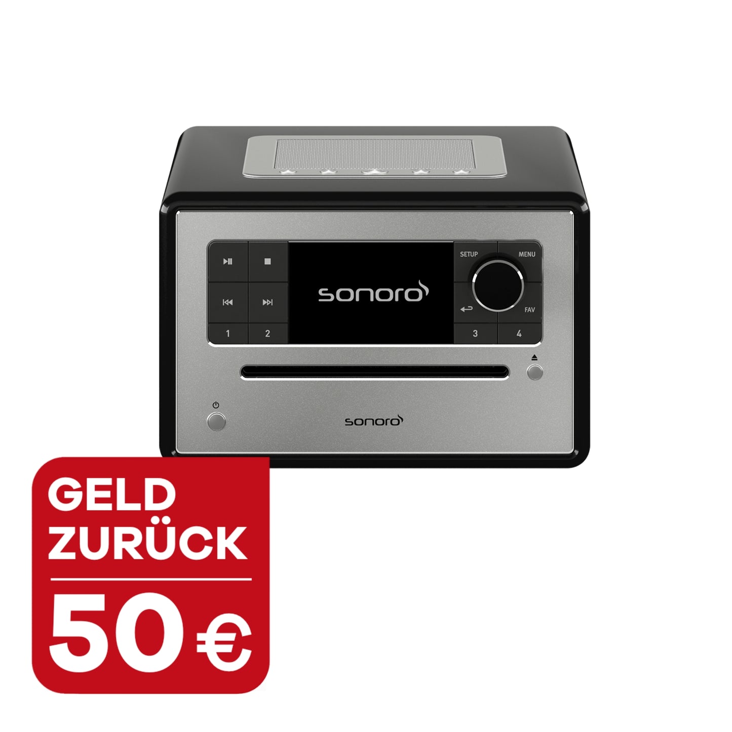 sonoro ELITE, schwarz-silber. mit 50 Euro Wechselbonus