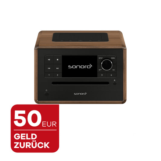 sonoro ELITE, wallnuss-schwarz. mit 50 Euro Wechselbonus