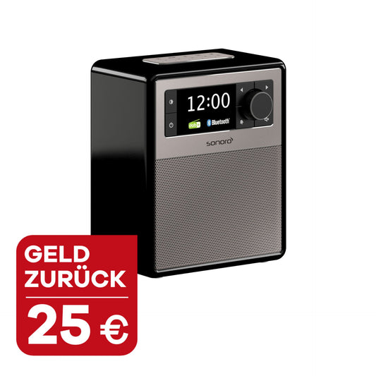 sonoro EASY, schwarz-silber, mit 25 Euro Geld zurück