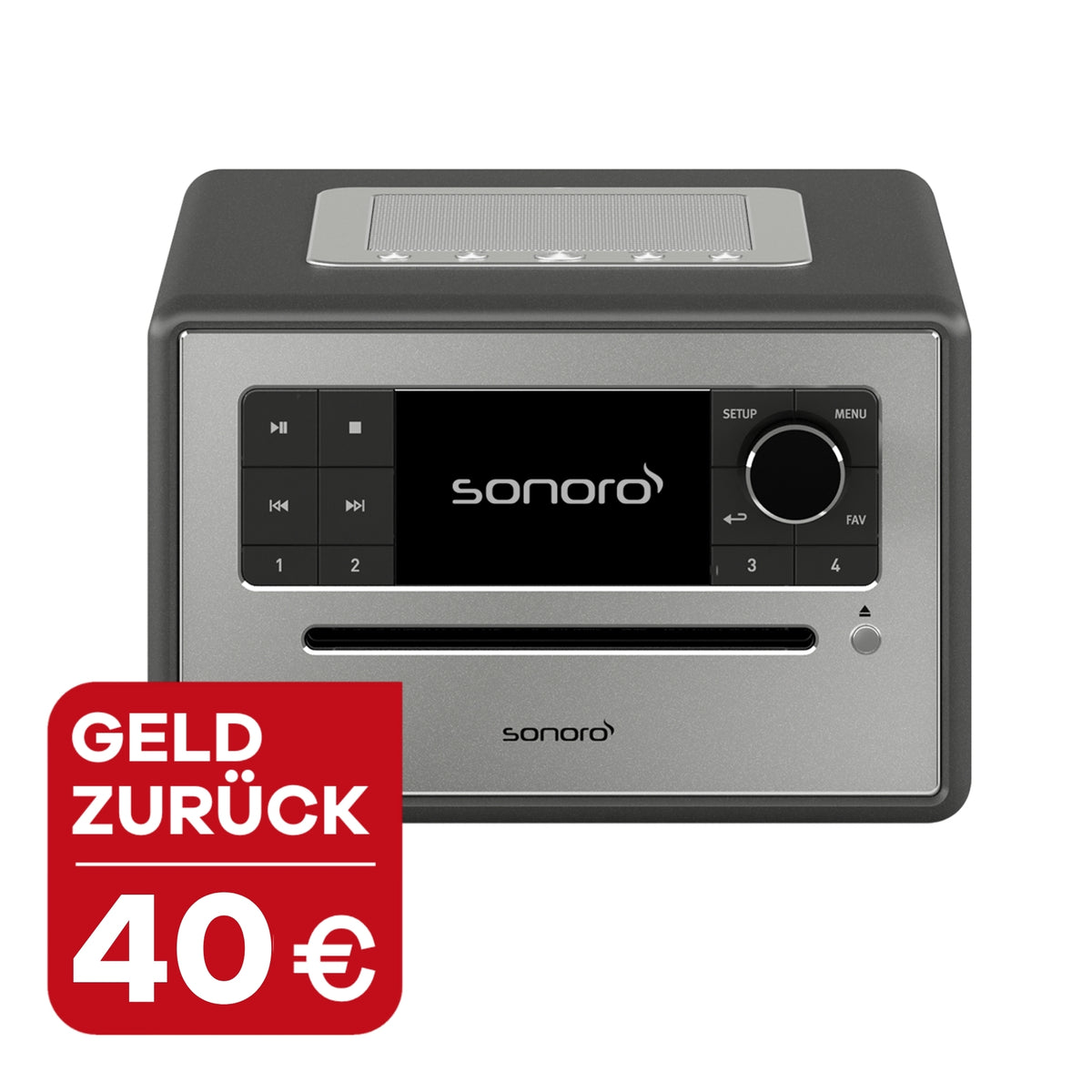 Sonoro Elite Graphit-Silber mit 40 Euro Geld zurück